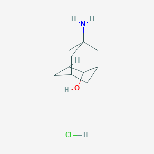 molecular formula C10H18ClNO B2536366 5-Aminoadamantan-2-ol;hydrochloride CAS No. 180271-44-7