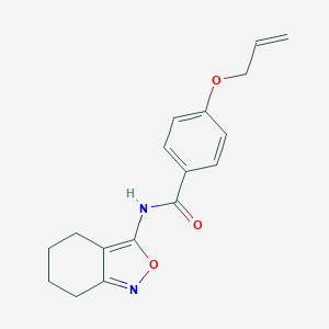 molecular formula C17H18N2O3 B253640 4-(allyloxy)-N-(4,5,6,7-tetrahydro-2,1-benzisoxazol-3-yl)benzamide 
