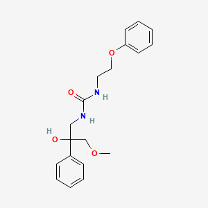 1-(2-Hydroxy-3-methoxy-2-phenylpropyl)-3-(2-phenoxyethyl)urea