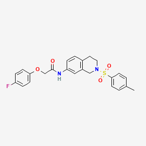2-(4-fluorophenoxy)-N-(2-tosyl-1,2,3,4-tetrahydroisoquinolin-7-yl)acetamide