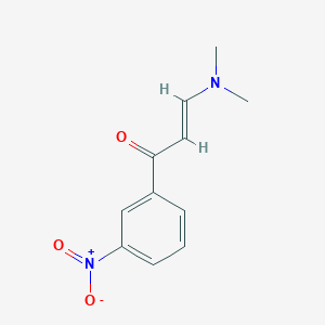 molecular formula C11H12N2O3 B2536420 3-(Dimethylamino)-1-(3-nitrophenyl)prop-2-en-1-one CAS No. 115955-48-1
