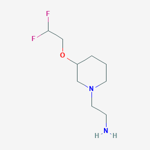 2-[3-(2,2-Difluoroethoxy)piperidin-1-yl]ethanamine