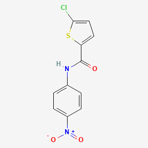 molecular formula C11H7ClN2O3S B2536479 5-chloro-N-(4-nitrophenyl)thiophene-2-carboxamide CAS No. 391225-52-8