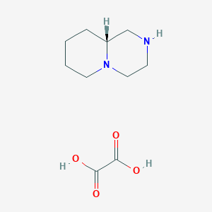 molecular formula C10H18N2O4 B2536494 (9AR)-octahydro-1H-pyrido[1,2-a]piperazine oxalic acid CAS No. 2055840-06-5