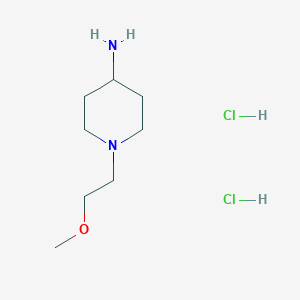 molecular formula C8H20Cl2N2O B2536515 1-(2-甲氧基乙基)哌啶-4-胺二盐酸盐 CAS No. 1286264-04-7
