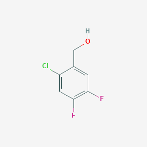 molecular formula C7H5ClF2O B2536523 (2-氯-4,5-二氟苯基)甲醇 CAS No. 288154-93-8