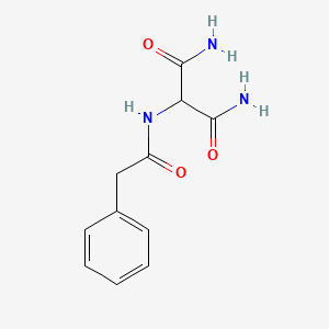 2-(2-Phenylacetamido)propanediamide