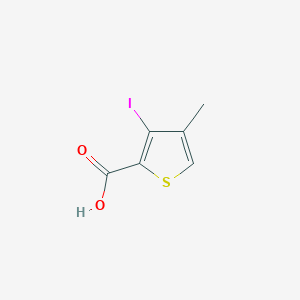 molecular formula C6H5IO2S B2536566 3-Iodo-4-methylthiophene-2-carboxylic acid CAS No. 854625-94-8