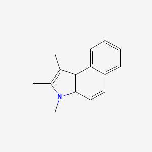 molecular formula C15H15N B2536588 1,2,3-Trimethyl-3H-benzo[e]indole CAS No. 881219-73-4