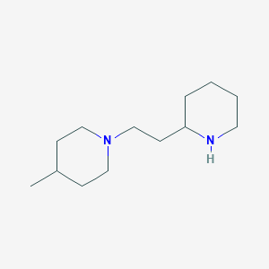 molecular formula C13H26N2 B2536612 4-甲基-1-(2-哌啶-2-基乙基)-哌啶 CAS No. 883543-12-2