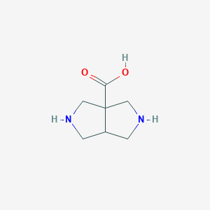 2,3,4,5,6,6a-Hexahydro-1H-pyrrolo[3,4-c]pyrrole-3a-carboxylic acid