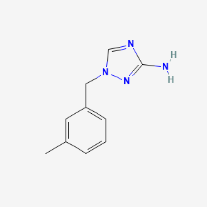 molecular formula C10H12N4 B2536656 1-(3-methylbenzyl)-1H-1,2,4-triazol-3-amine CAS No. 832738-13-3