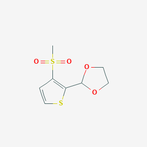 2-(3-Methylsulfonylthiophen-2-yl)-1,3-dioxolane