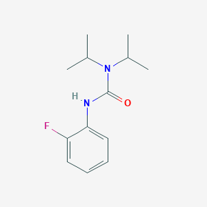 molecular formula C13H19FN2O B253681 N'-(2-fluorophenyl)-N,N-diisopropylurea 