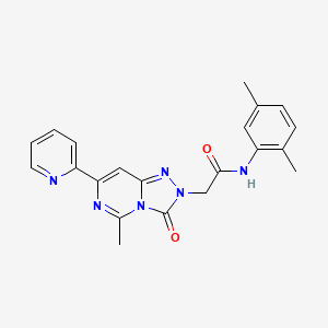 N-(2,5-dimethylphenyl)-2-(5-methyl-3-oxo-7-(pyridin-2-yl)-[1,2,4]triazolo[4,3-c]pyrimidin-2(3H)-yl)acetamide