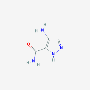 molecular formula C4H6N4O B2536881 4-Amino-1H-pyrazole-5-carboxamide CAS No. 67221-50-5