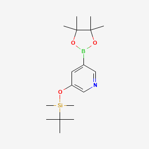 5-((tert-Butyldimethylsilyl)oxy)pyridine-3-boronic acid pinacol ester