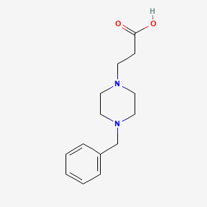 molecular formula C14H20N2O2 B2536920 3-(4-Benzyl-piperazin-1-yl)-propionic acid CAS No. 174525-87-2