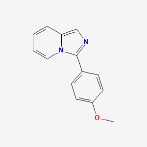 molecular formula C14H12N2O B2536999 3-(4-Methoxyphenyl)imidazo[1,5-a]pyridine CAS No. 77250-68-1