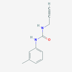 molecular formula C11H12N2O B2537022 1-(3-Methylphenyl)-3-(prop-2-yn-1-yl)urea CAS No. 69921-41-1