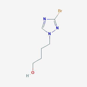 4-(3-Bromo-1,2,4-triazol-1-yl)butan-1-ol