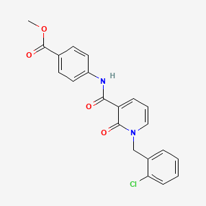 methyl 4-{1-[(2-chlorophenyl)methyl]-2-oxo-1,2-dihydropyridine-3-amido}benzoate