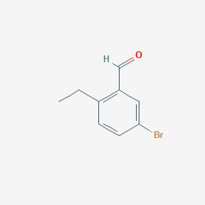 molecular formula C9H9BrO B2537075 5-Bromo-2-ethylbenzaldehyde CAS No. 946001-65-6