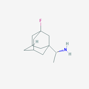 molecular formula C12H20FN B2537079 (1R)-1-(3-Fluoro-1-adamantyl)ethanamine CAS No. 2248215-82-7