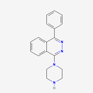 molecular formula C18H18N4 B2537081 1-Phenyl-4-(piperazin-1-yl)phthalazine CAS No. 30437-09-3