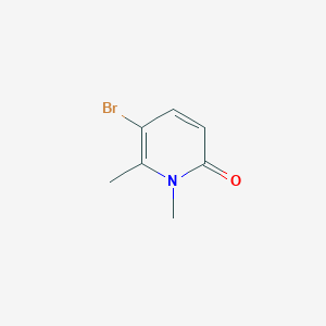 molecular formula C7H8BrNO B2537087 5-溴-1,6-二甲基吡啶-2(1H)-酮 CAS No. 889865-54-7