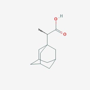 molecular formula C13H20O2 B2537141 (2S)-2-(1-Adamantyl)propanoic acid CAS No. 1279128-98-1