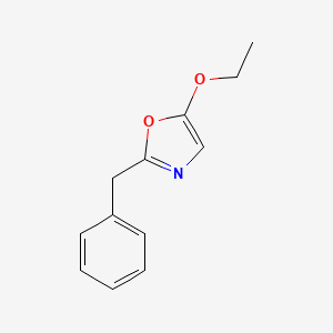 molecular formula C12H13NO2 B2537169 2-Benzyl-5-ethoxyoxazole CAS No. 74185-57-2