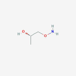 molecular formula C3H9NO2 B2537174 (S)-1-aminooxy-propan-2-ol CAS No. 291544-39-3