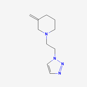 molecular formula C10H16N4 B2537186 1-(2-(1H-1,2,3-triazol-1-yl)éthyl)-3-méthylènepipéridine CAS No. 2320600-41-5