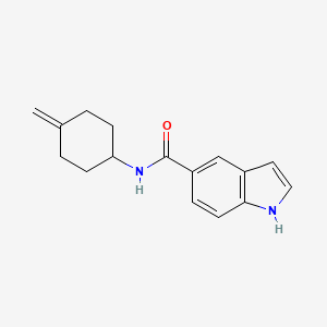 molecular formula C16H18N2O B2537204 N-(4-甲基亚甲基环己基)-1H-吲哚-5-甲酰胺 CAS No. 2097930-63-5