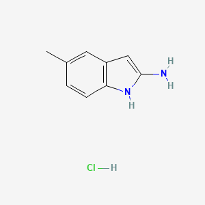 molecular formula C9H11ClN2 B2537219 5-Methyl-1H-indol-2-amin; Hydrochlorid CAS No. 1262587-79-0