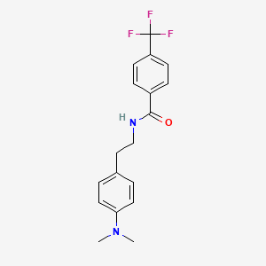N-(4-(dimethylamino)phenethyl)-4-(trifluoromethyl)benzamide