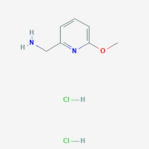 molecular formula C7H12Cl2N2O B2537259 (6-甲氧基吡啶-2-基)甲胺二盐酸盐 CAS No. 2172852-89-8