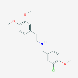 N-(3-chloro-4-methoxybenzyl)-2-(3,4-dimethoxyphenyl)-1-ethanamine