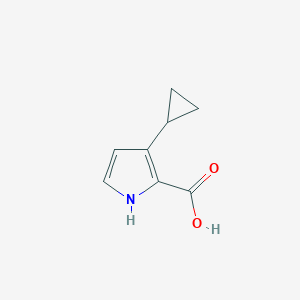 3-Cyclopropyl-1H-pyrrole-2-carboxylic acid
