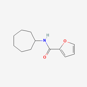 molecular formula C12H17NO2 B2537336 N-cycloheptylfuran-2-carboxamide CAS No. 349110-00-5