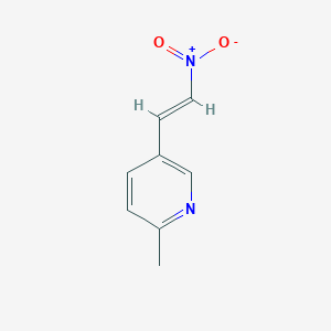 molecular formula C8H8N2O2 B2537353 2-甲基-5-[(E)-2-硝基乙烯基]吡啶 CAS No. 1207517-61-0