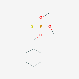 molecular formula C9H19O3PS B2537355 Cyclohexylmethoxy-dimethoxy-sulfanylidene-lambda5-phosphane CAS No. 62862-13-9