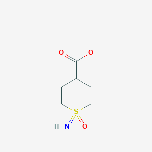 Methyl 1-imino-1-oxo-1lambda6-thiane-4-carboxylate