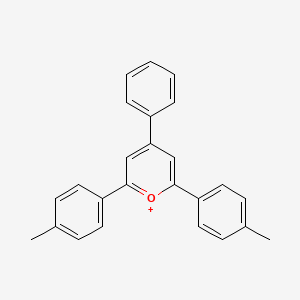 molecular formula C25H21O B2537388 Pyrylium, 2,6-bis(4-methylphenyl)-4-phenyl- CAS No. 39968-84-8