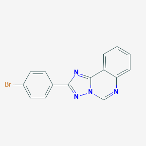 molecular formula C15H9BrN4 B253740 2-(4-Bromophenyl)-[1,2,4]triazolo[1,5-c]quinazoline 