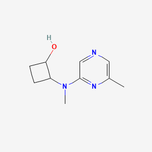 molecular formula C10H15N3O B2537407 2-[甲基(6-甲基吡嗪-2-基)氨基]环丁烷-1-醇 CAS No. 2201616-78-4
