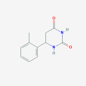 molecular formula C11H12N2O2 B2537413 6-(2-Methylphenyl)-1,3-diazinane-2,4-dione CAS No. 861324-98-3