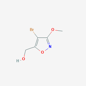 (4-Bromo-3-methoxy-1,2-oxazol-5-yl)methanol