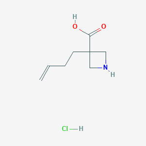 3-But-3-enylazetidine-3-carboxylic acid;hydrochloride
